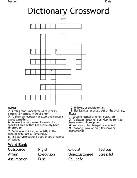 The Crossword Dictionary 